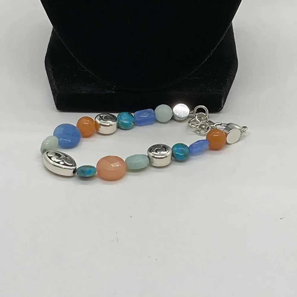 Brighton Contempo Chroma Multicolor Beaded Necklace and Bracelet Set